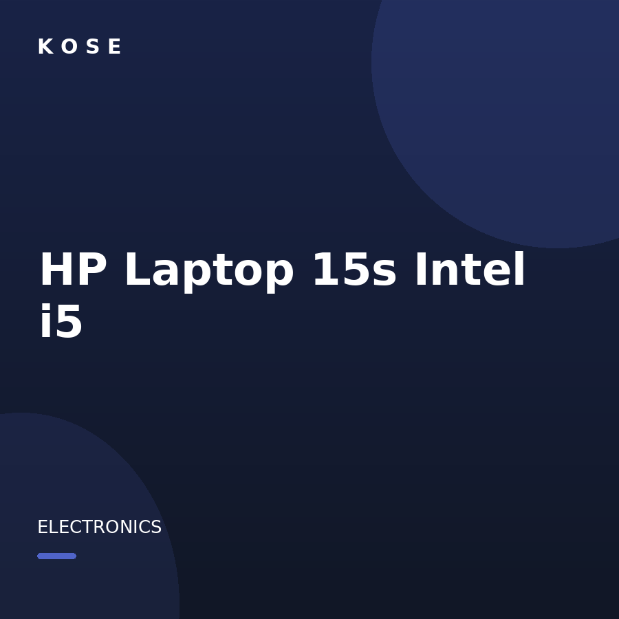 HP Laptop 15s Intel i5