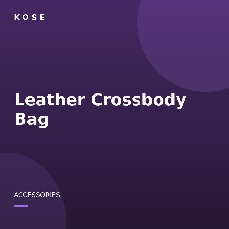 Leather Crossbody Bag